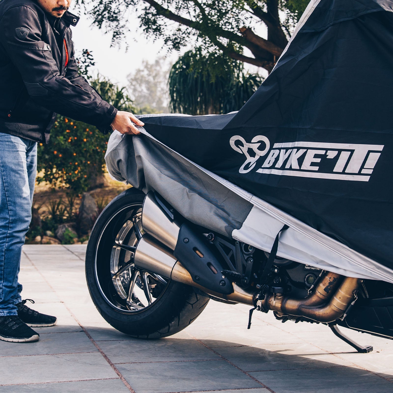 BYKE IT Waterproof Bike Cover-Medium