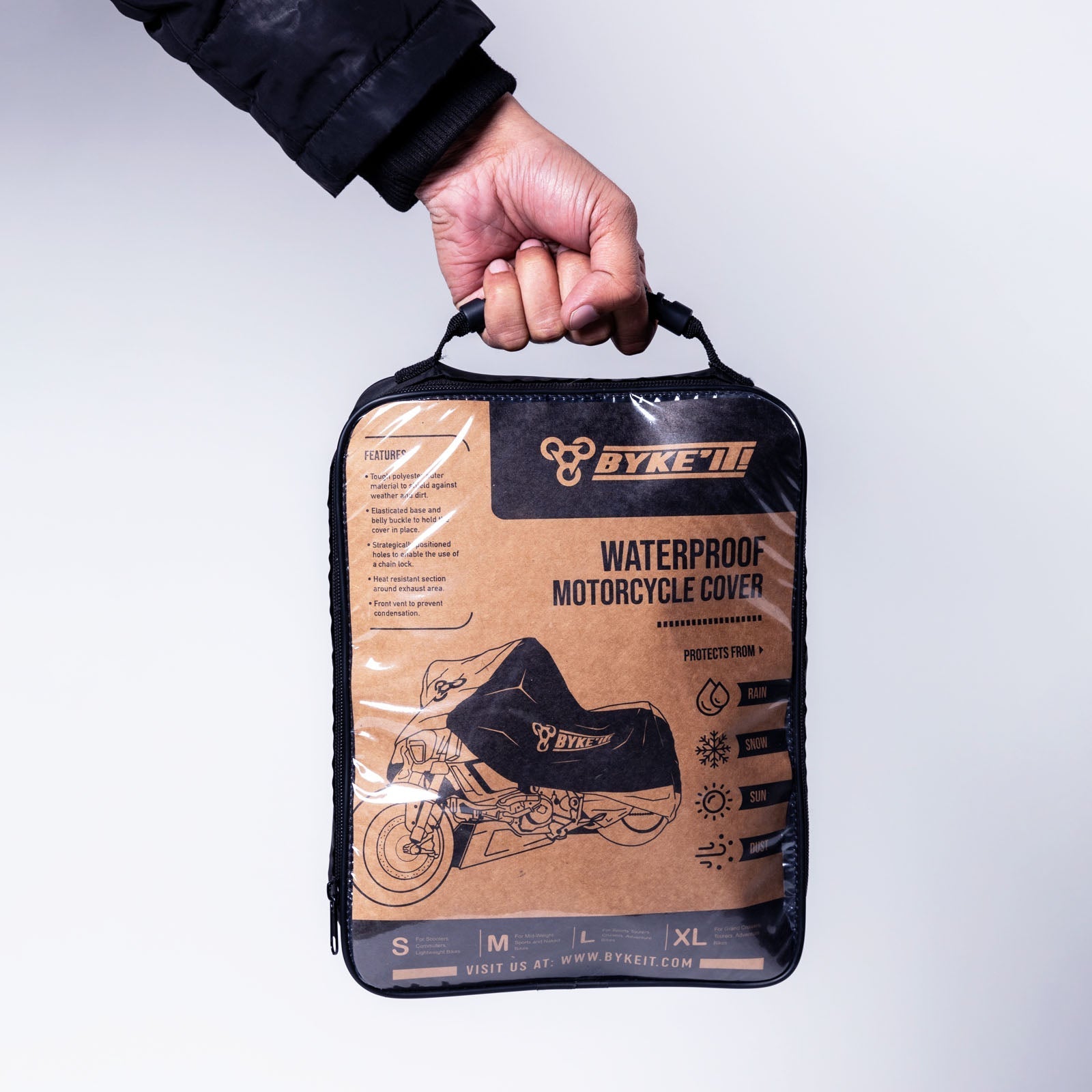 BYKE IT Waterproof Bike Cover-XL