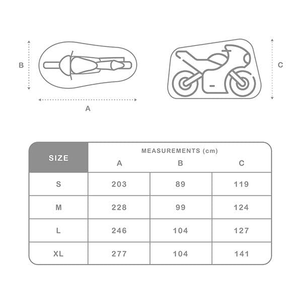 BYKE IT Waterproof Bike Cover-XL